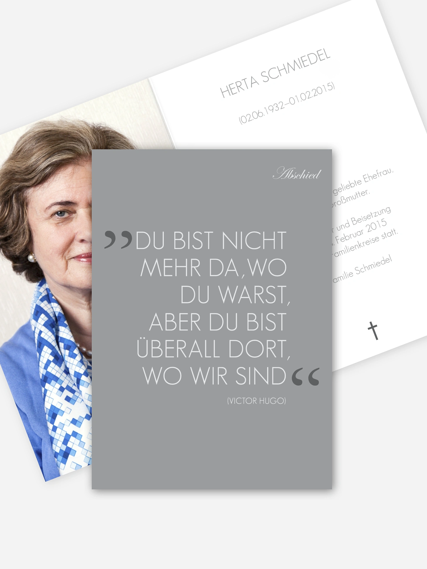 Trauerkarte Abschied