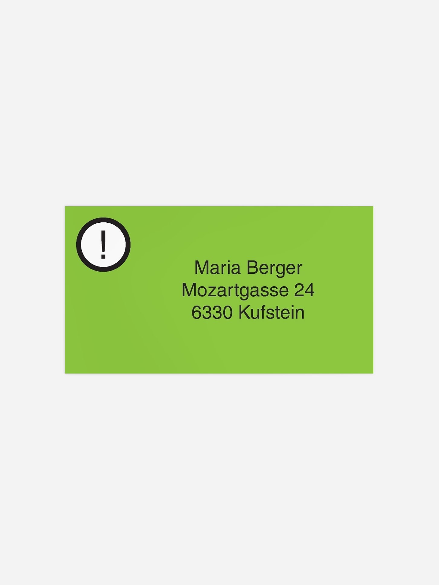 Empfängeraufkleber Geburtstag Quizfrage