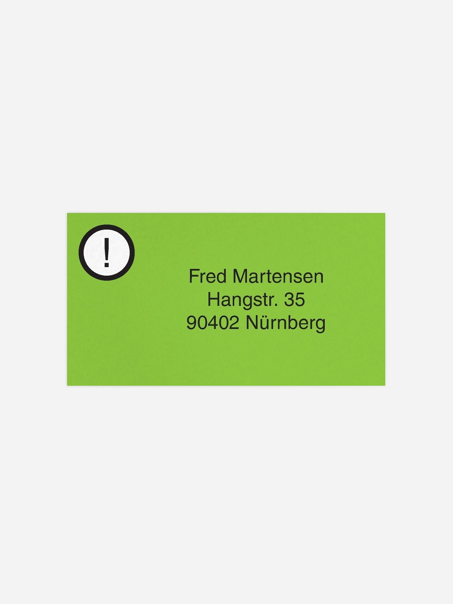 Empfängeraufkleber Geburtstag Quizfrage