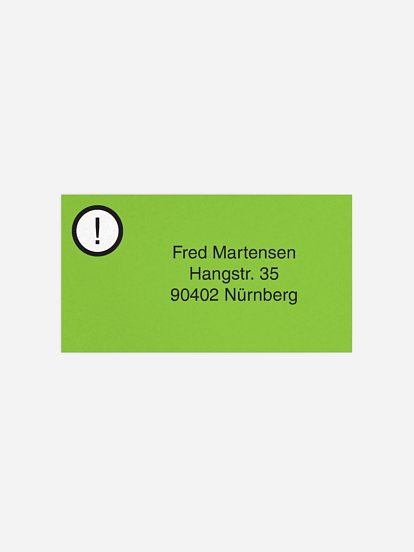 Empfängeraufkleber Geburtstag Quizfrage