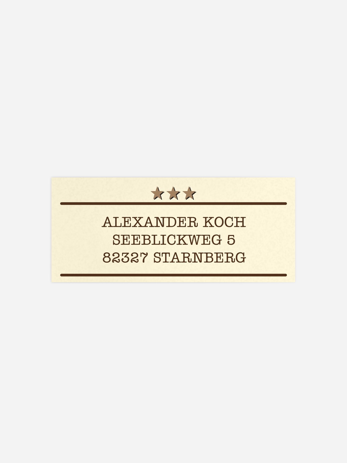 Absenderaufkleber Geburtstag Wanted