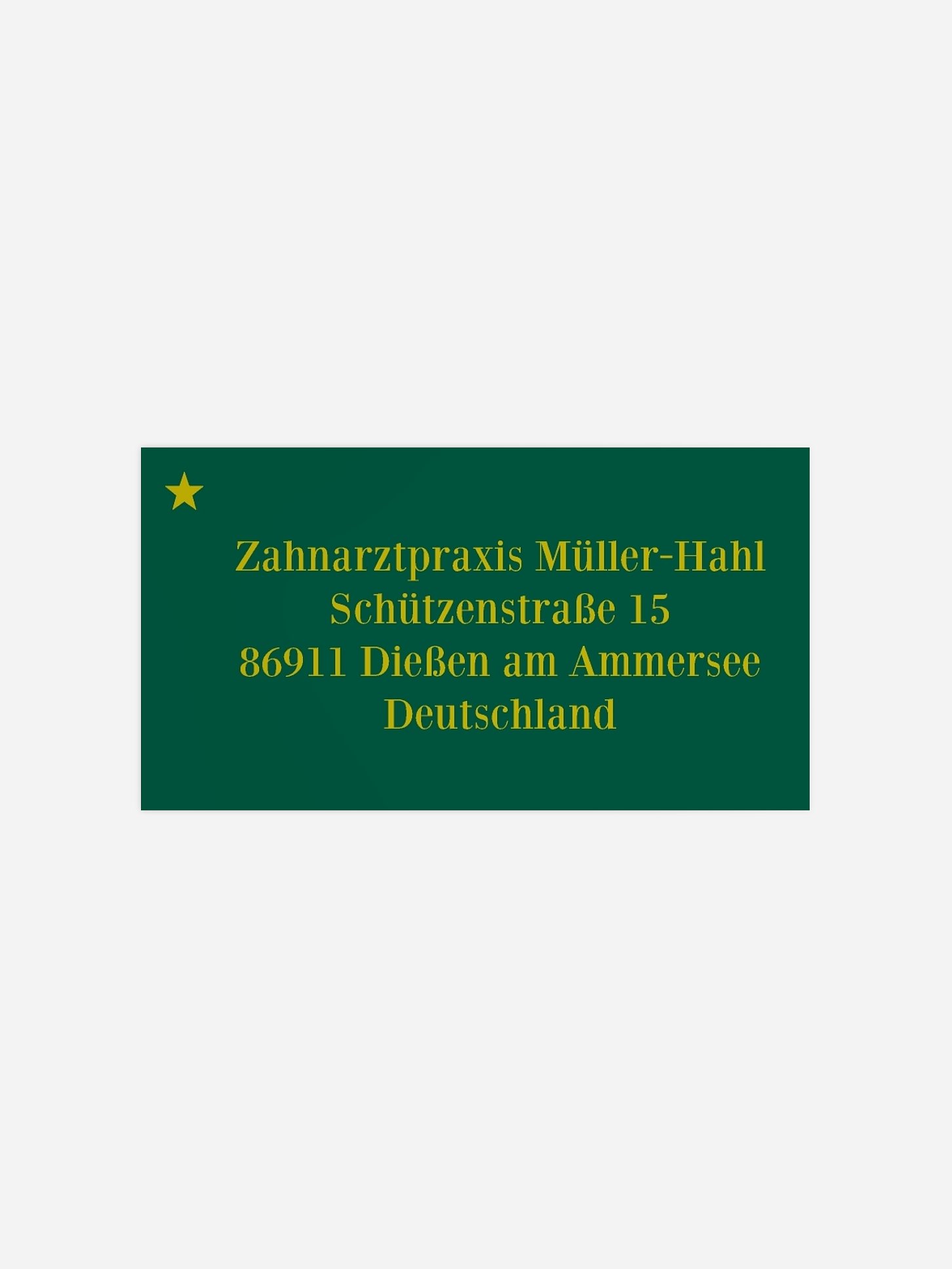 Empfängeraufkleber geschäftl. Weihnachten Simply Christmas