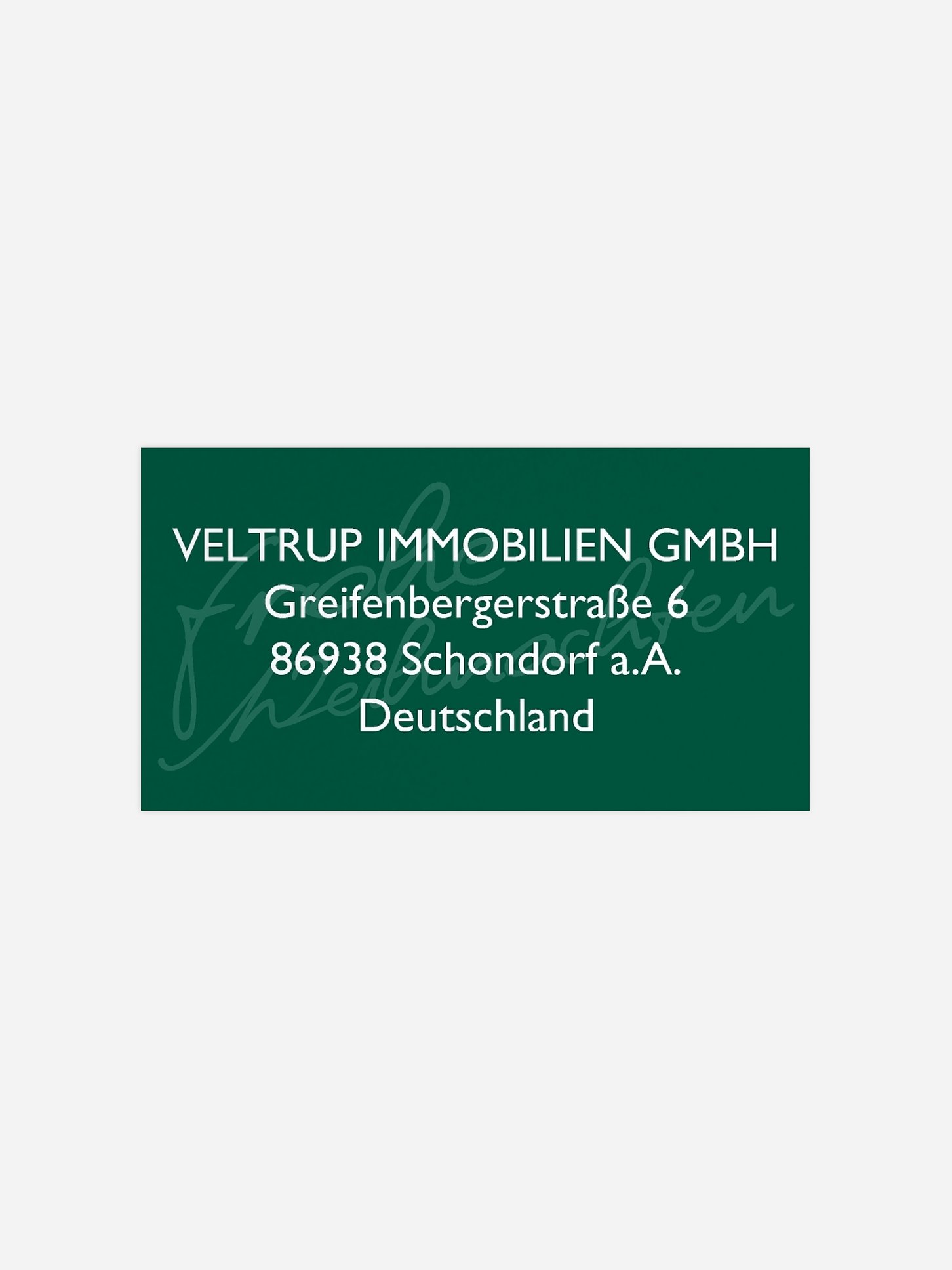 Empfängeraufkleber geschäftl. Weihnachten Schriftbild
