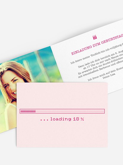 Einladung 18. Geburtstag Loading