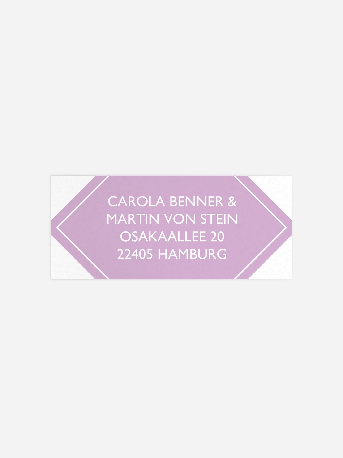 Absenderaufkleber Geburt Farbraute