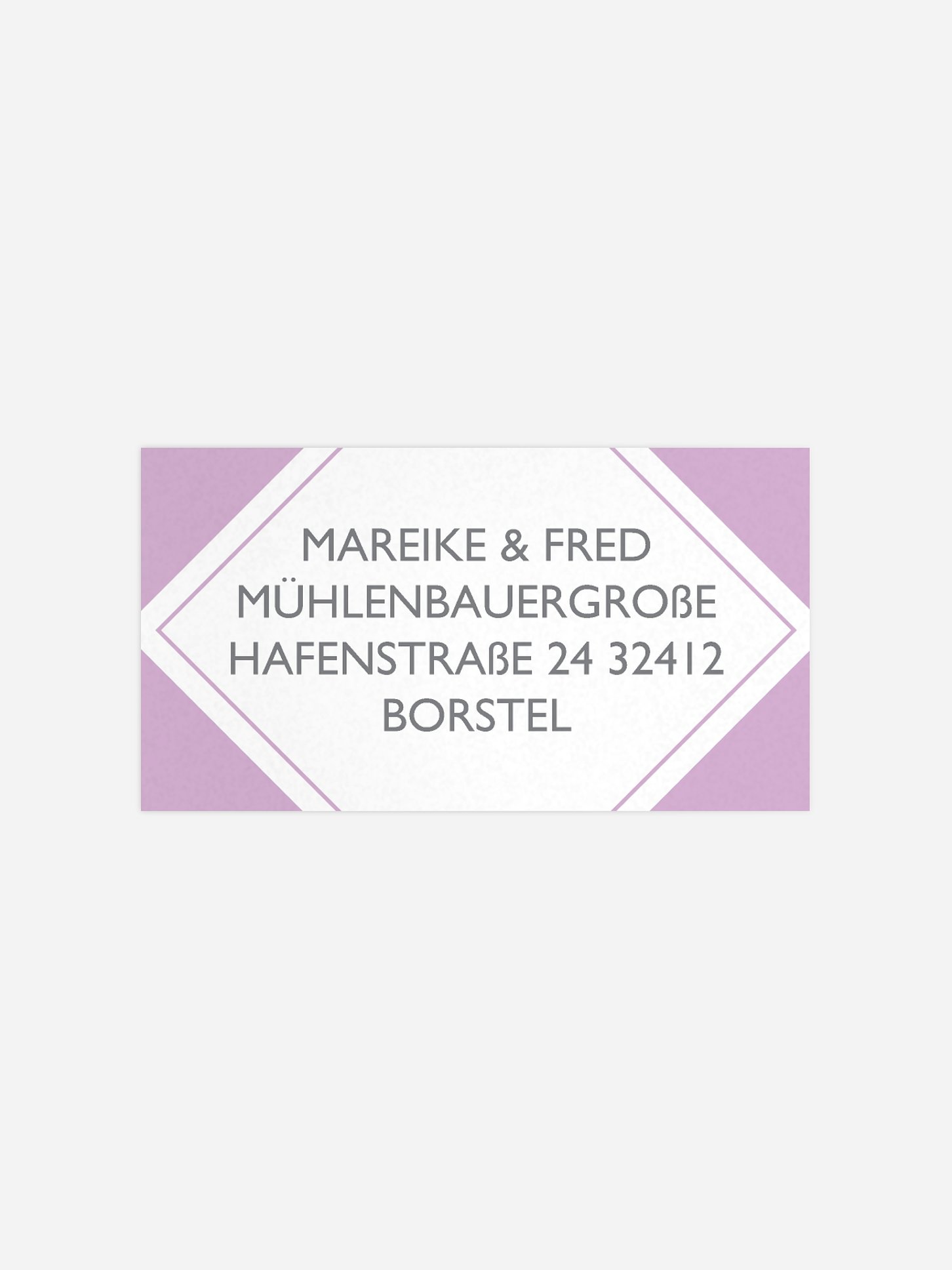 Empfängeraufkleber Geburt Empfängeraufkleber Farbraute"