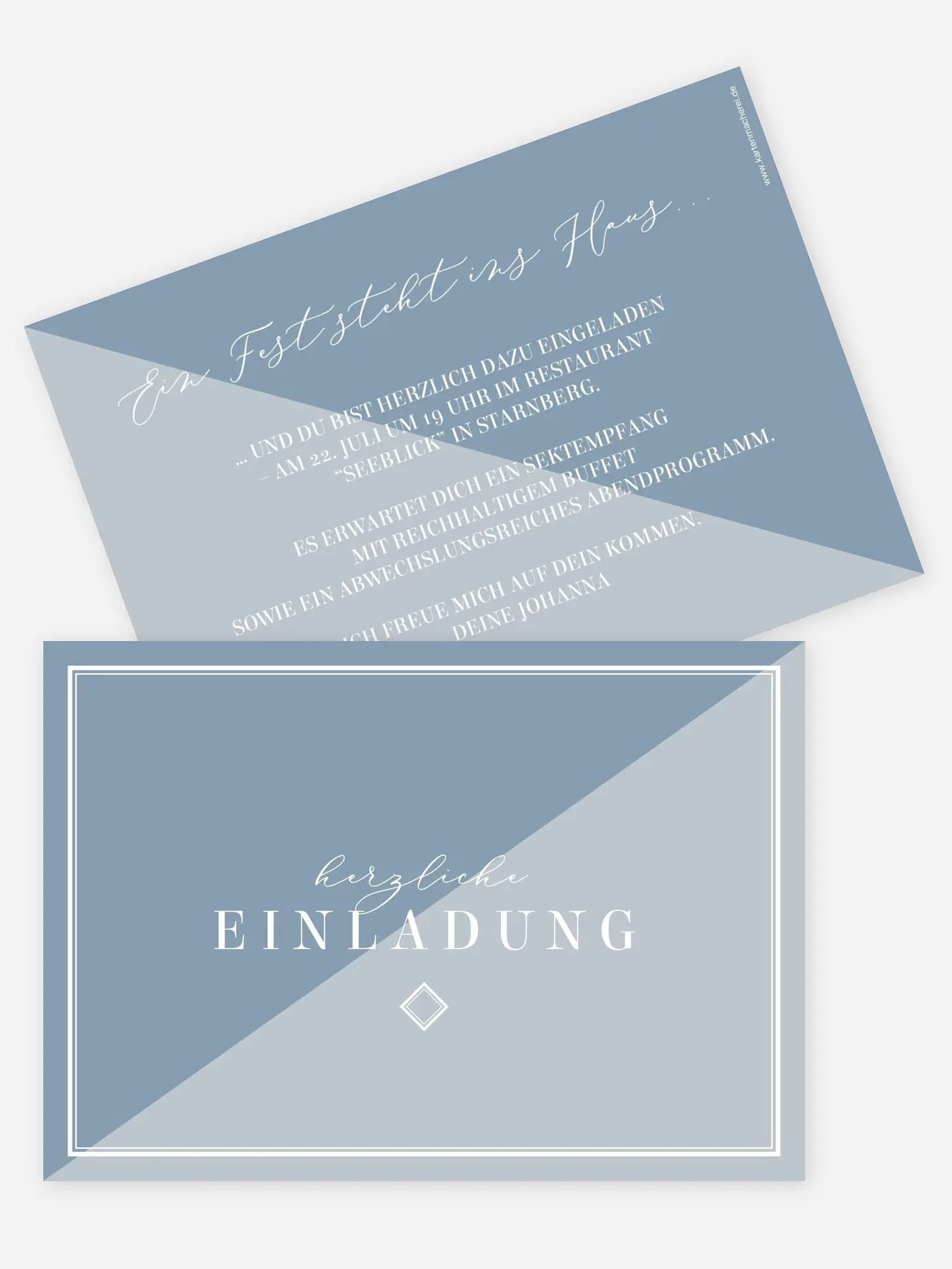Partyeinladung Farbenspiel