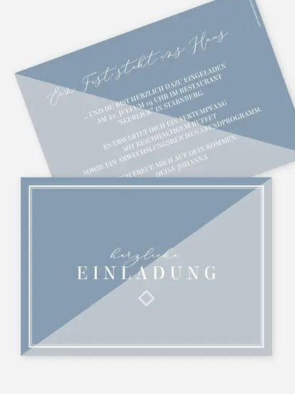 Partyeinladung Farbenspiel