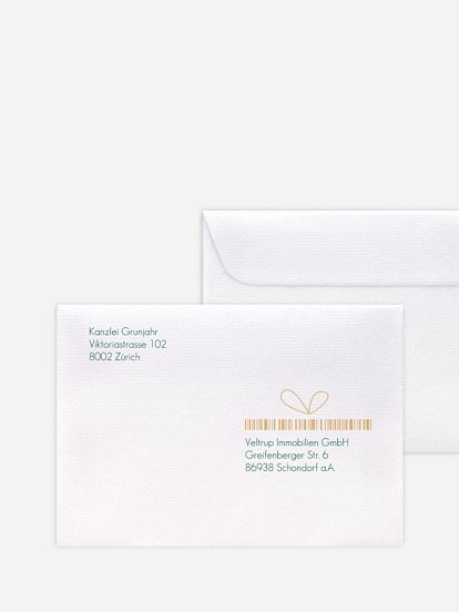 Bedruckte Umschläge geschäftl. Weihnachten X-Mas Code