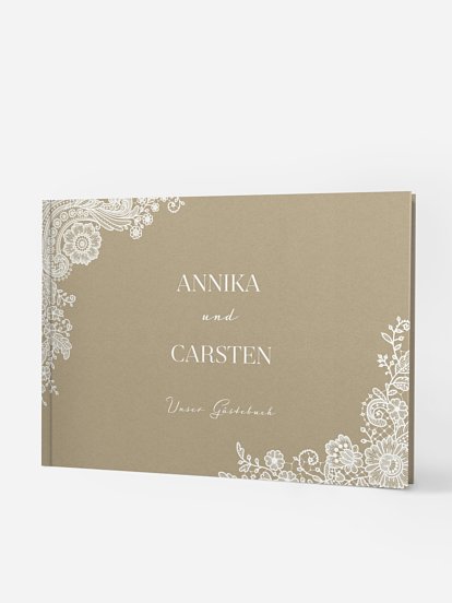 Gästebuch Vintage Lace