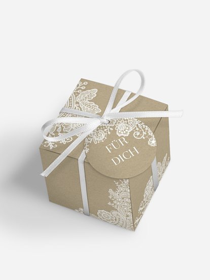 Gastgeschenkbox Vintage Lace