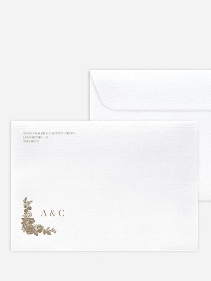 Briefumschlag mit Motiv Vintage Lace