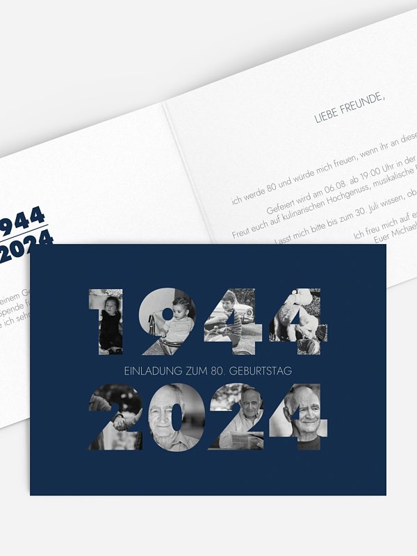 Einladungskarten 60 Geburtstag Jahreszahlen