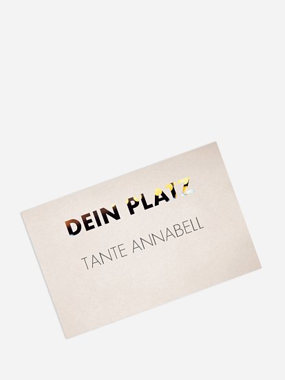 Tischkarte Geburtstag Jahreszahlen