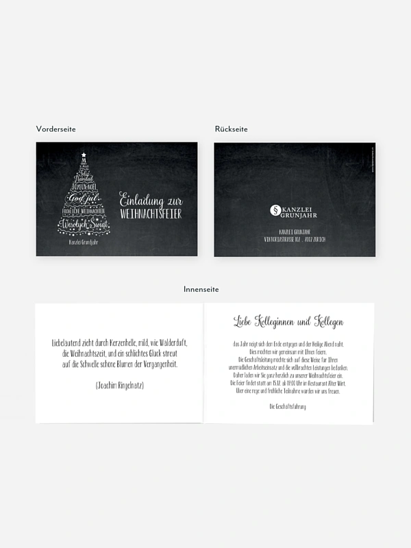 Weihnachtsfeier Language Tree