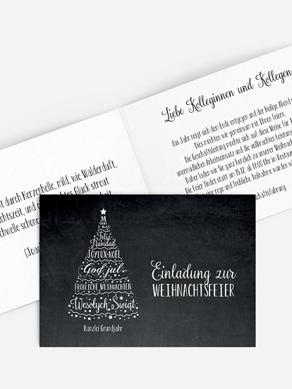 Weihnachtsfeier Language Tree