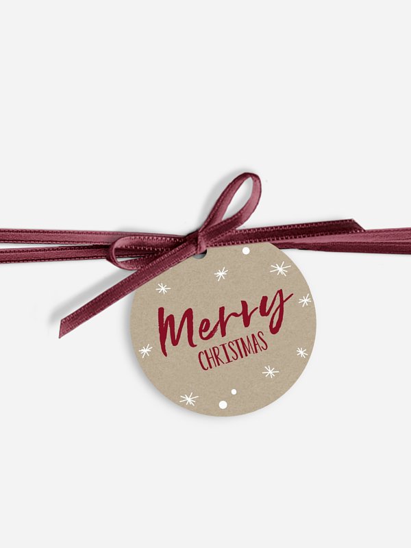 Geschenkeanhänger Weihnachtsfunkeln