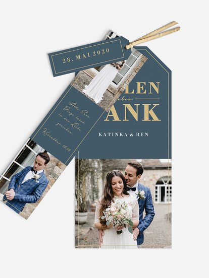 Dankeskarte Hochzeit Loveprint