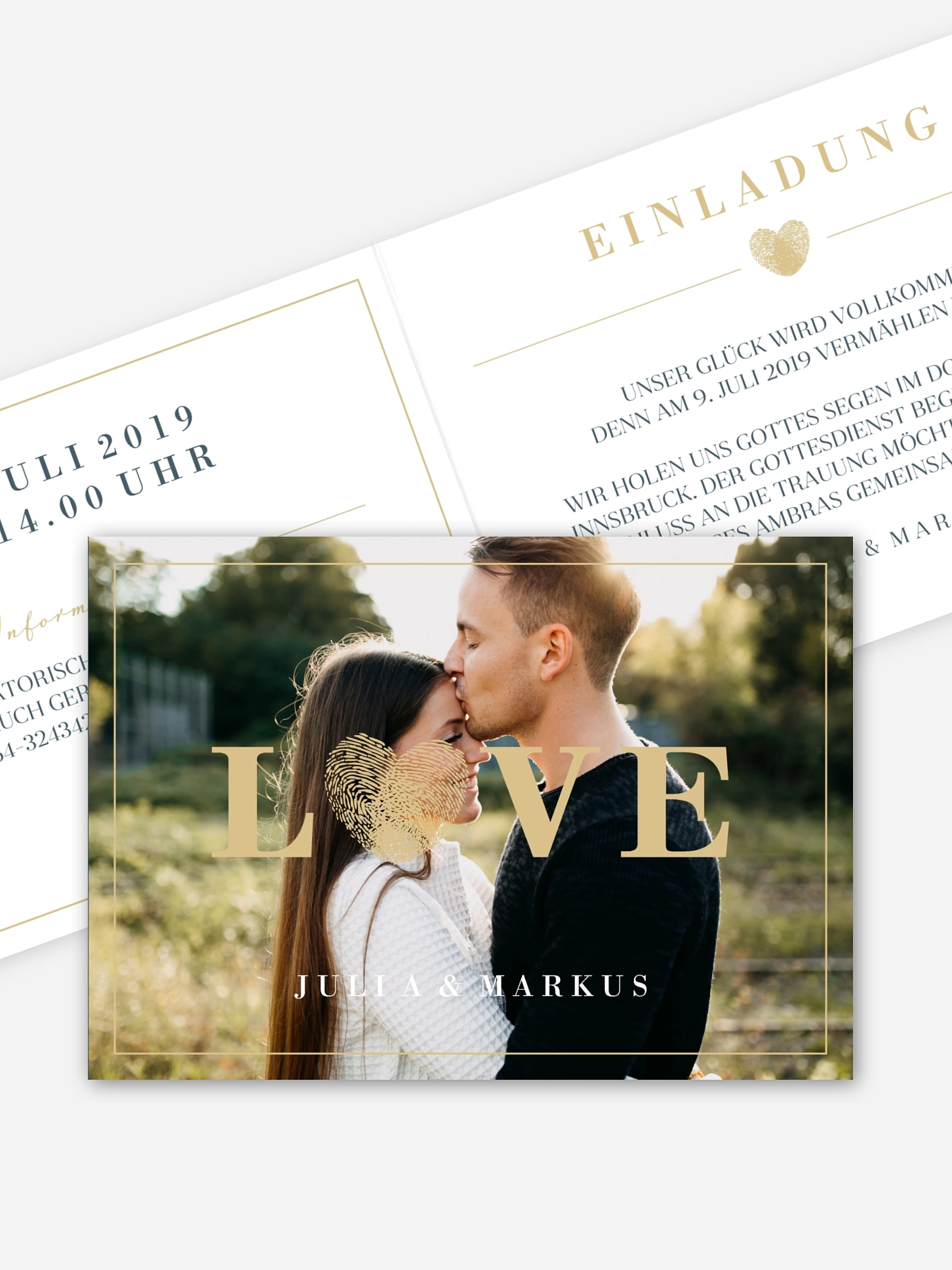 Hochzeitseinladung Loveprint