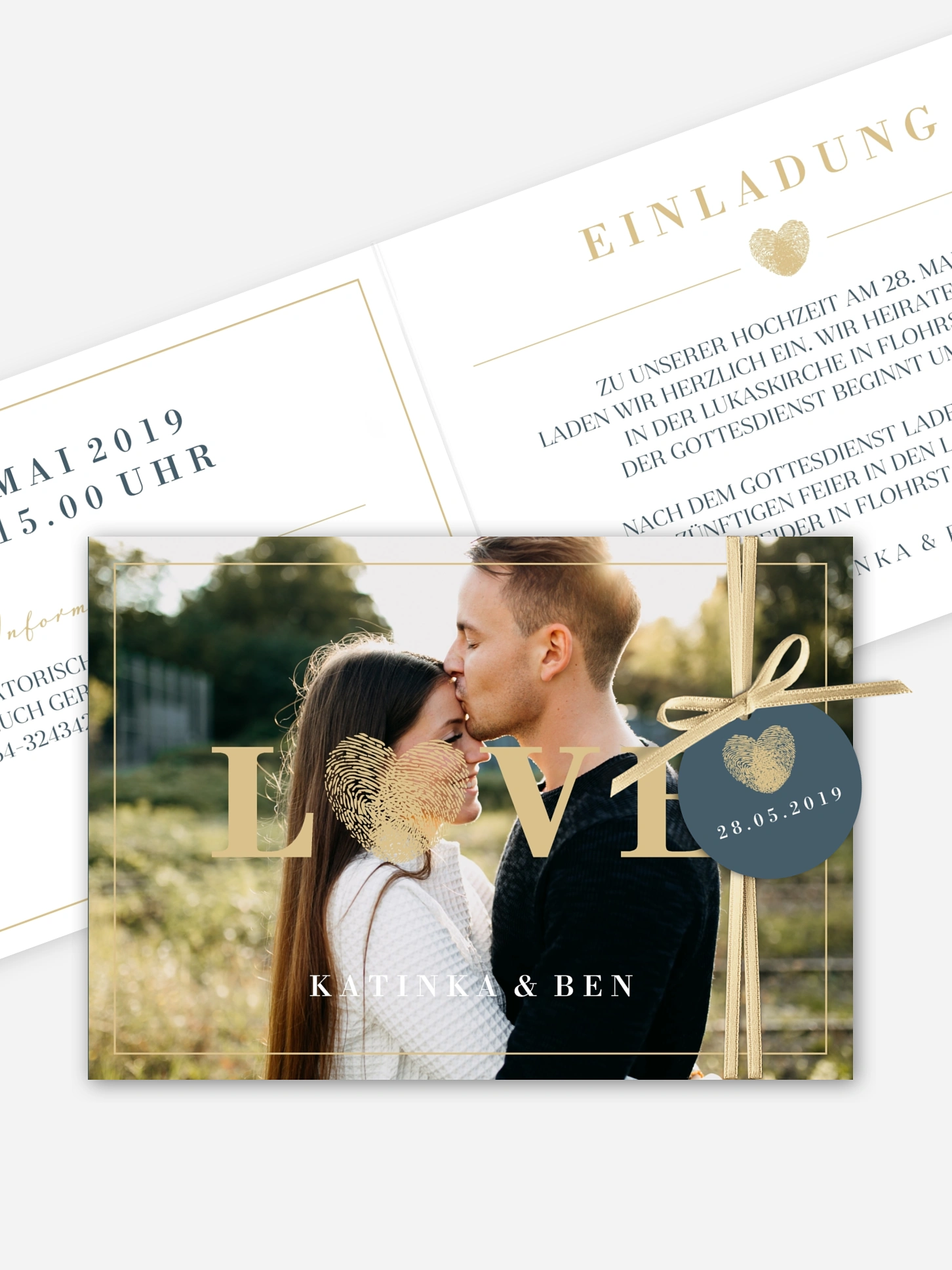 Hochzeitseinladung Loveprint