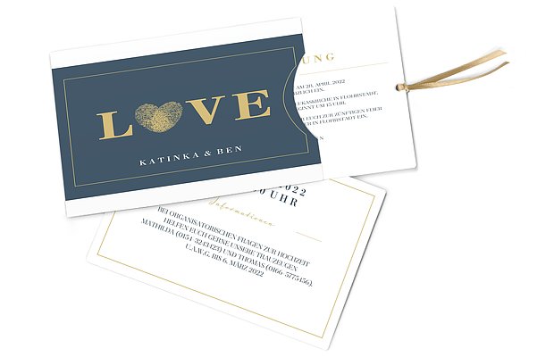 Hochzeitseinladung Loveprint