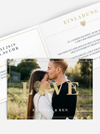 Hochzeitseinladung Loveprint