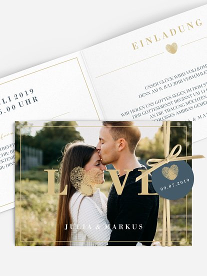 Hochzeitseinladung Loveprint