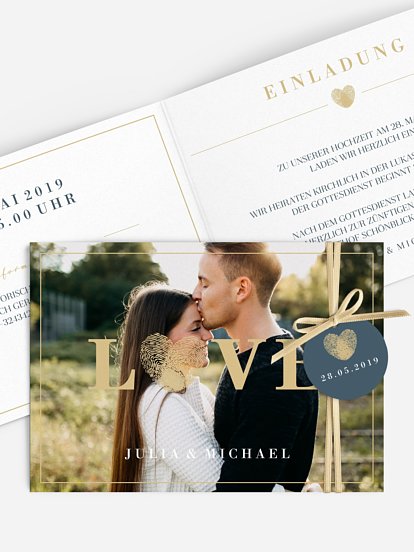 Hochzeitseinladung Loveprint