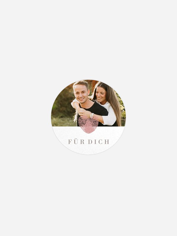 Geschenkaufkleber Hochzeit Loveprint