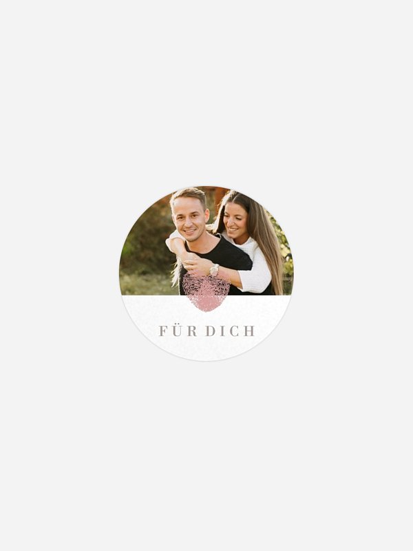 Geschenkaufkleber Hochzeit Loveprint