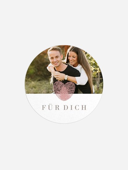Geschenkaufkleber Hochzeit Loveprint