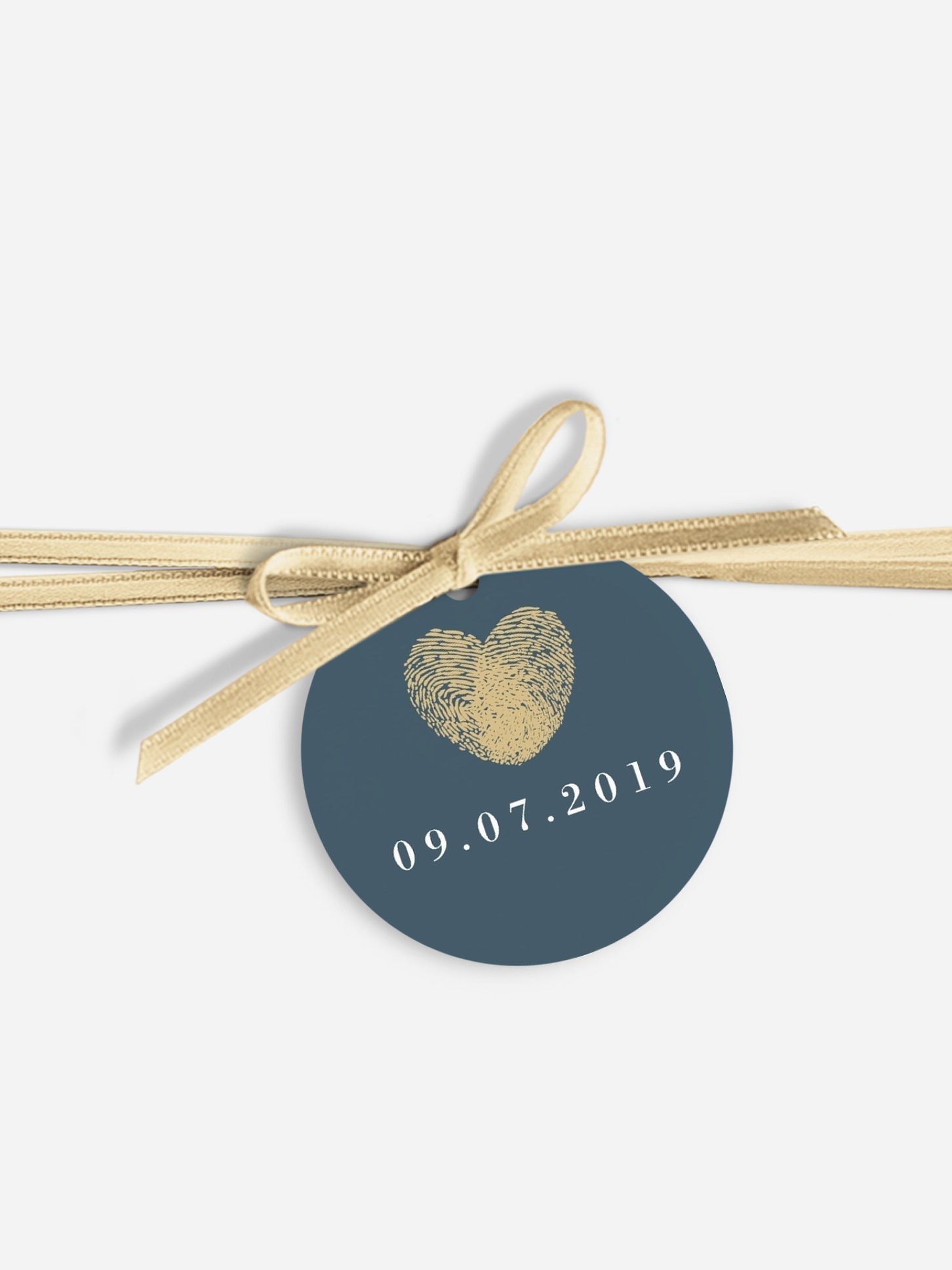Anhänger mit Band zur Hochzeit Loveprint