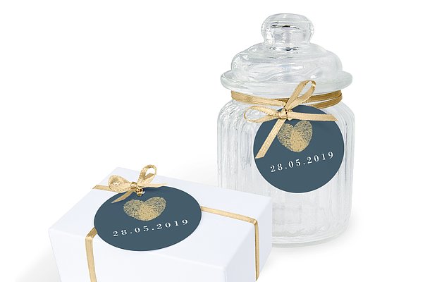 Anhänger mit Band zur Hochzeit Loveprint