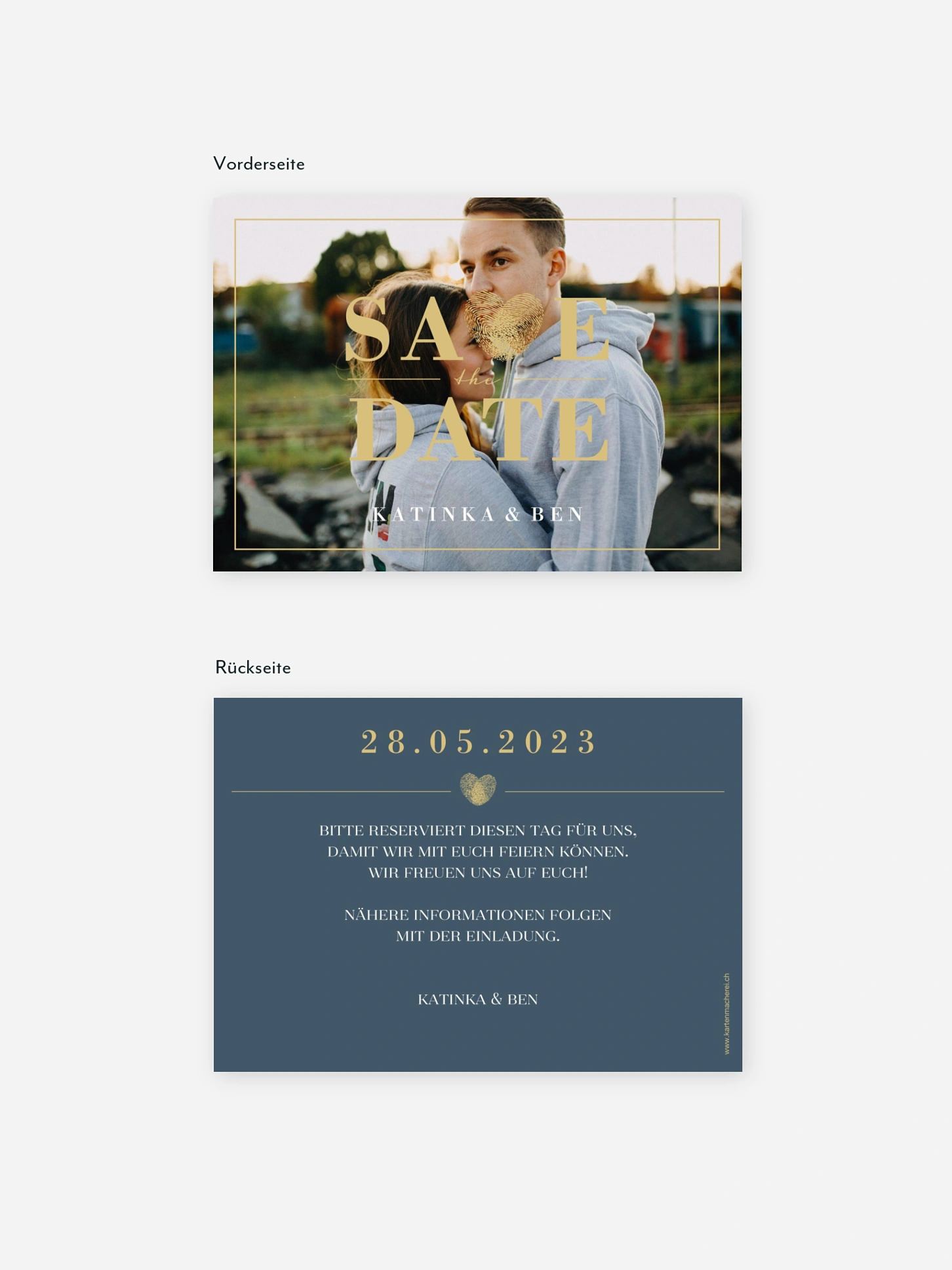 Save-the-Date Karte Loveprint