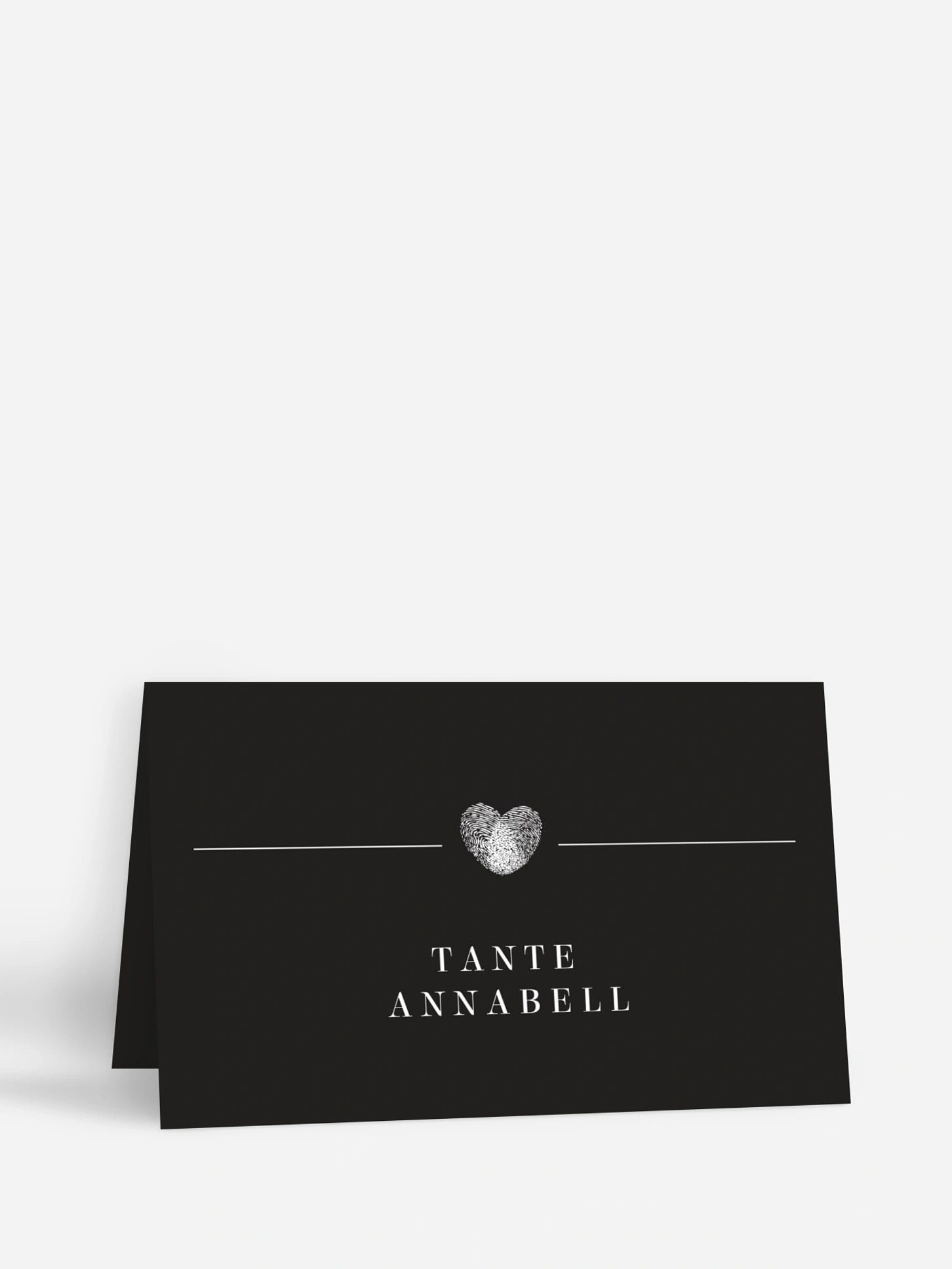Tischkarte Hochzeit Loveprint
