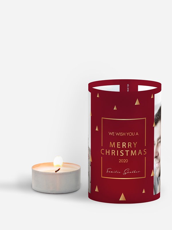Weihnachtskarte Tannenspitze
