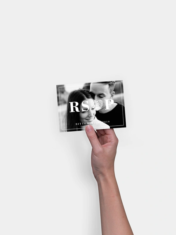 Antwortkarte Hochzeit Loveprint Premium