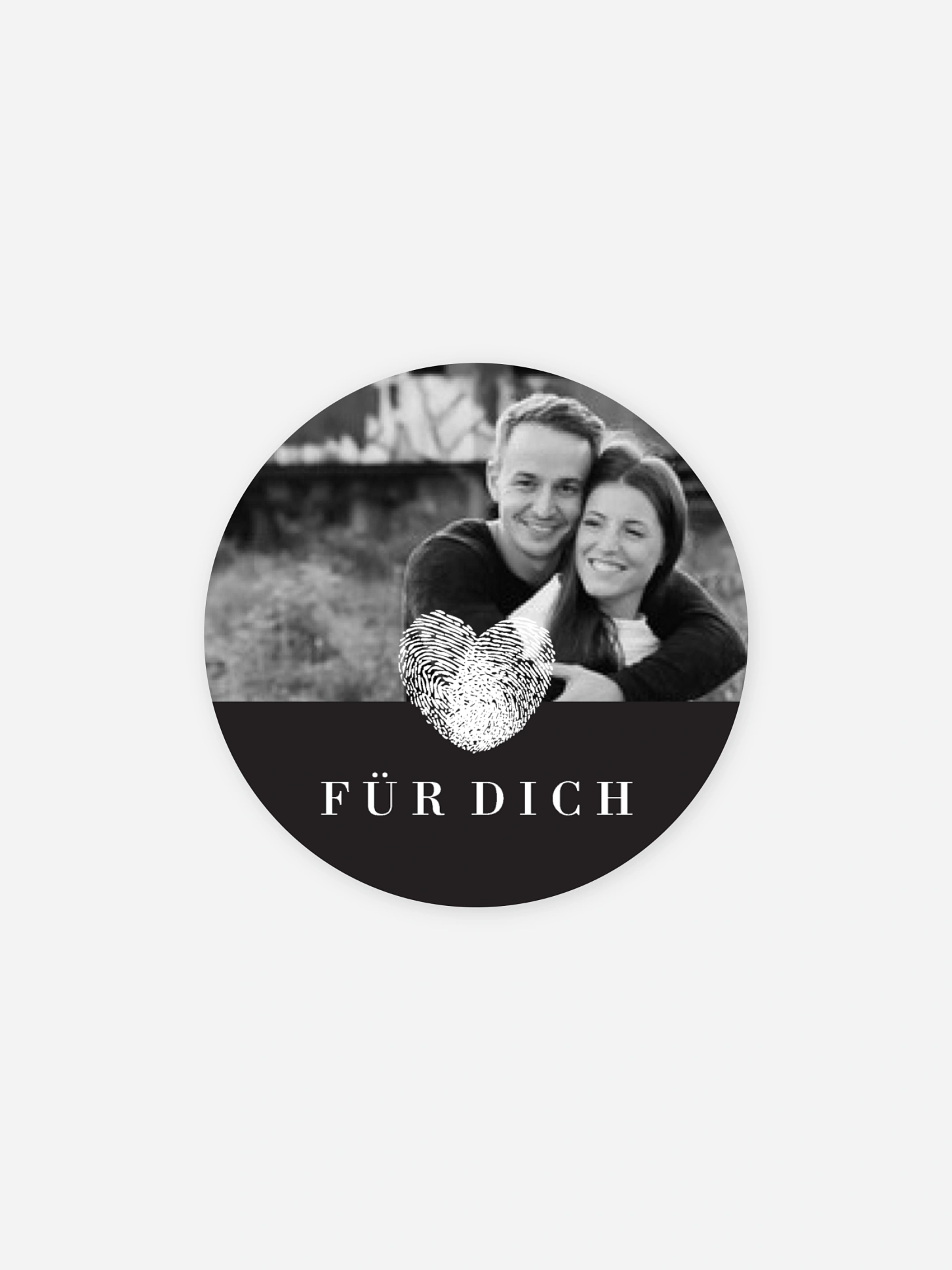 Geschenkaufkleber Hochzeit Loveprint Premium