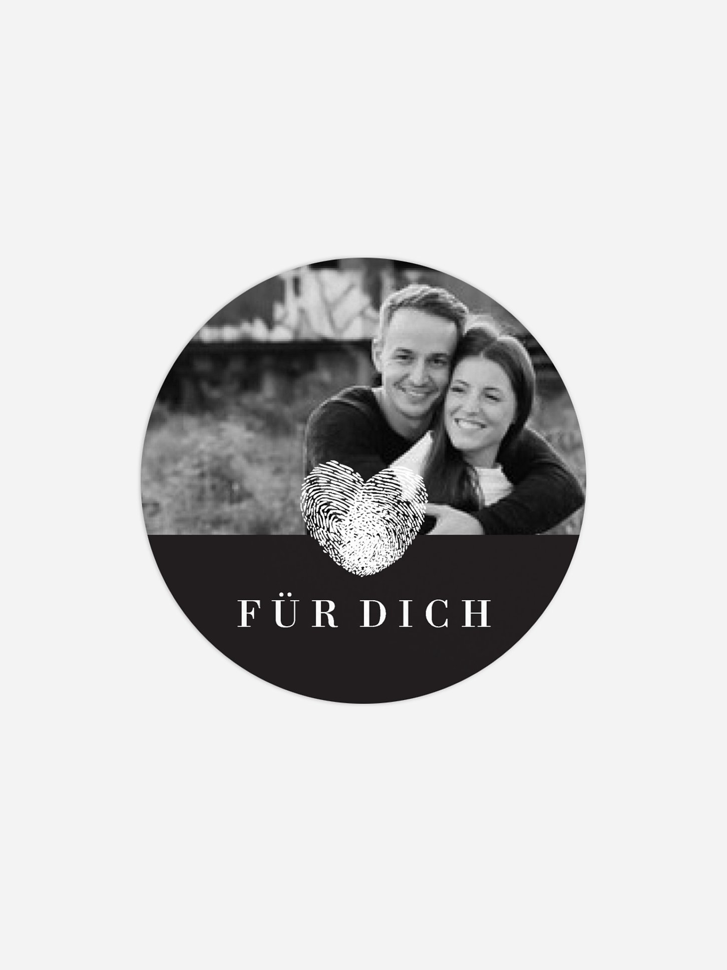 Geschenkaufkleber Hochzeit Loveprint Premium