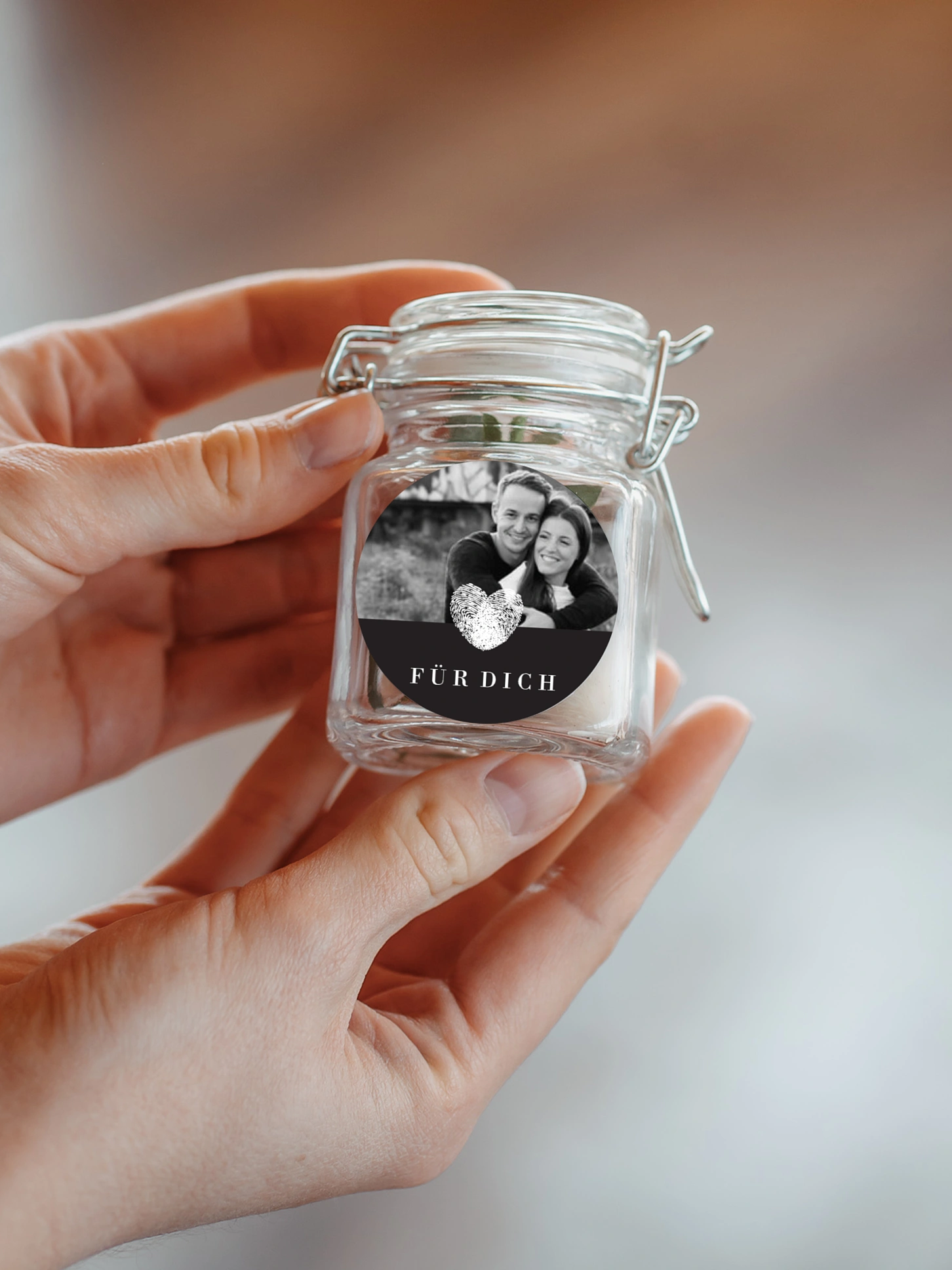 Geschenkaufkleber Hochzeit Loveprint Premium