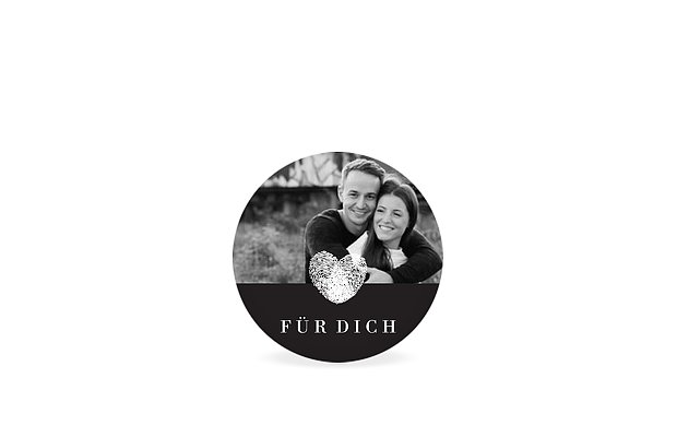Geschenkaufkleber Hochzeit Loveprint Premium