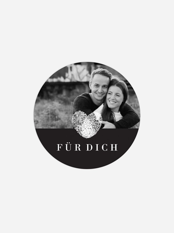 Geschenkaufkleber Hochzeit Loveprint Premium