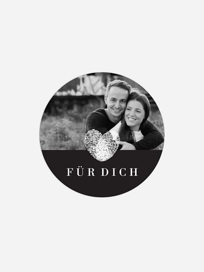 Geschenkaufkleber Hochzeit Loveprint Premium
