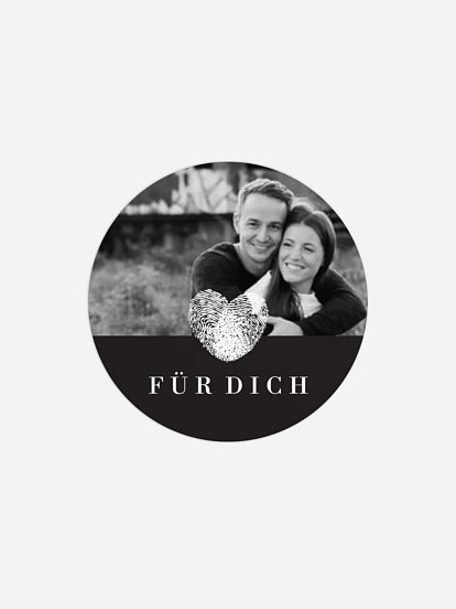 Geschenkaufkleber Hochzeit Loveprint Premium