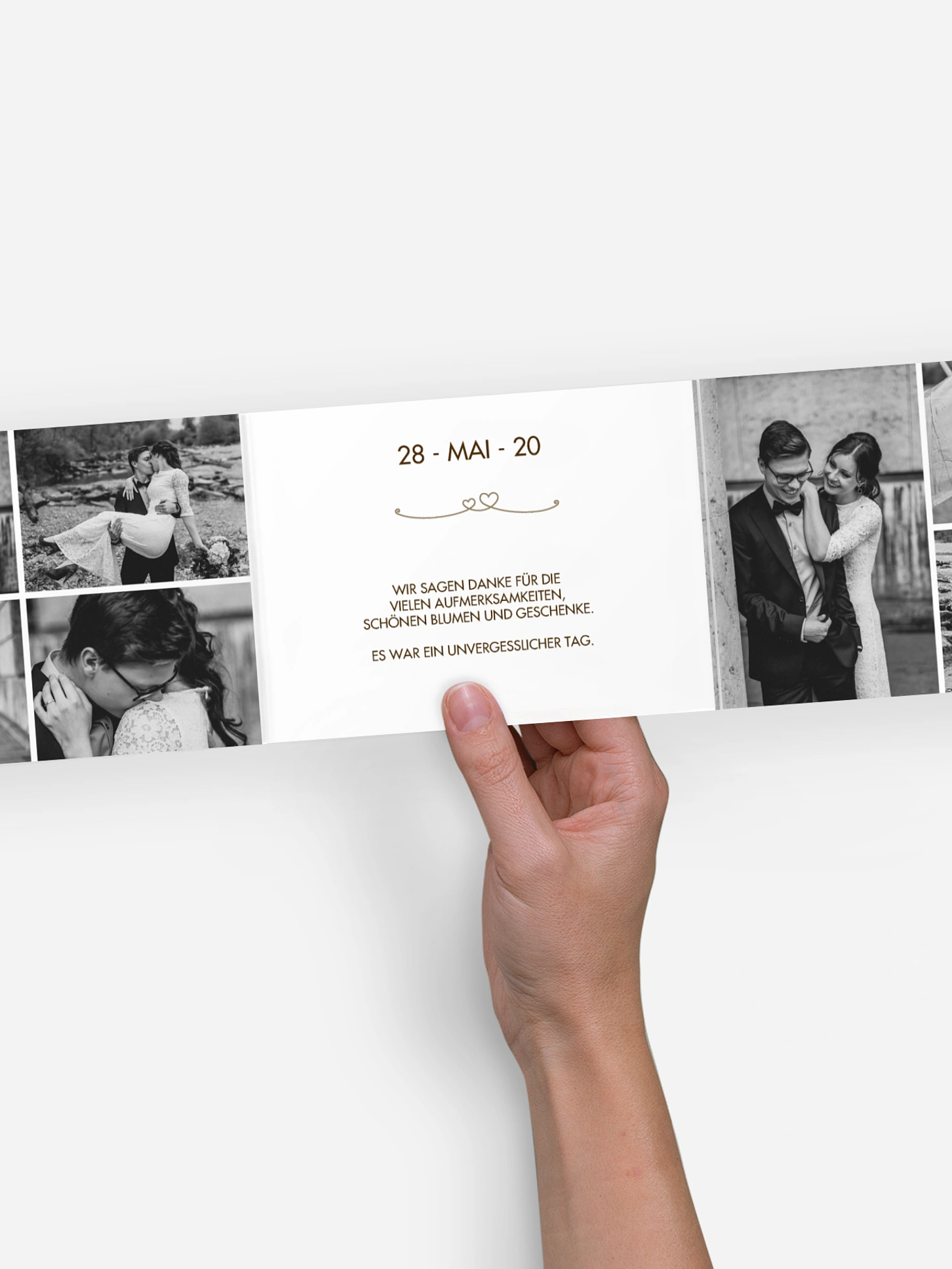Dankeskarte Hochzeit Liebesbande