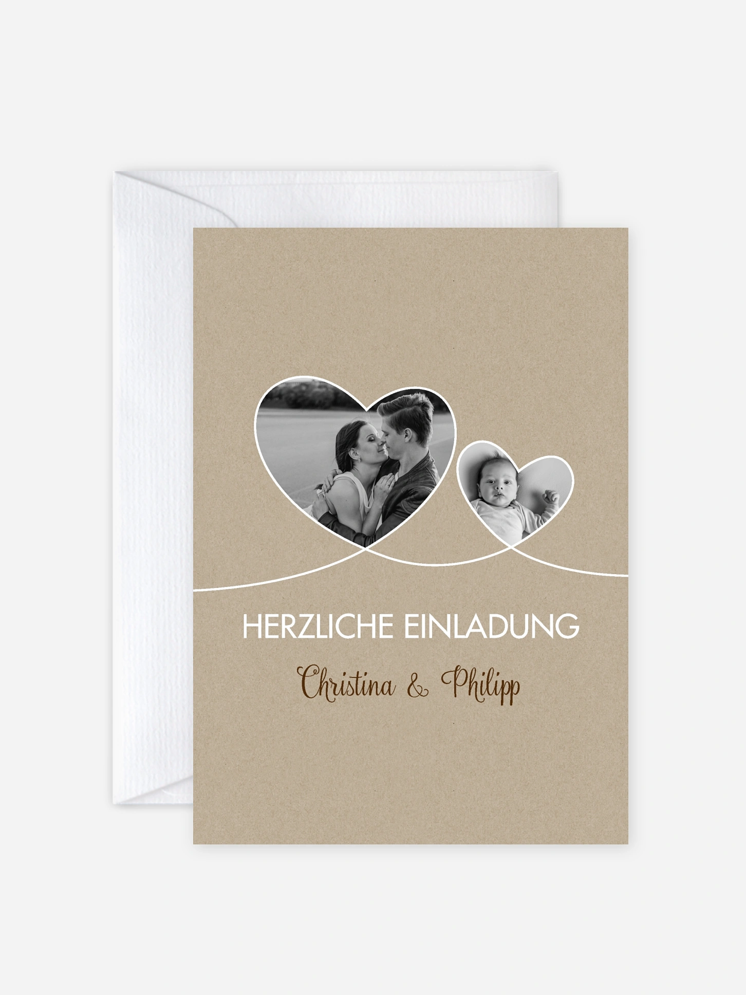 Hochzeitseinladung Liebesbande