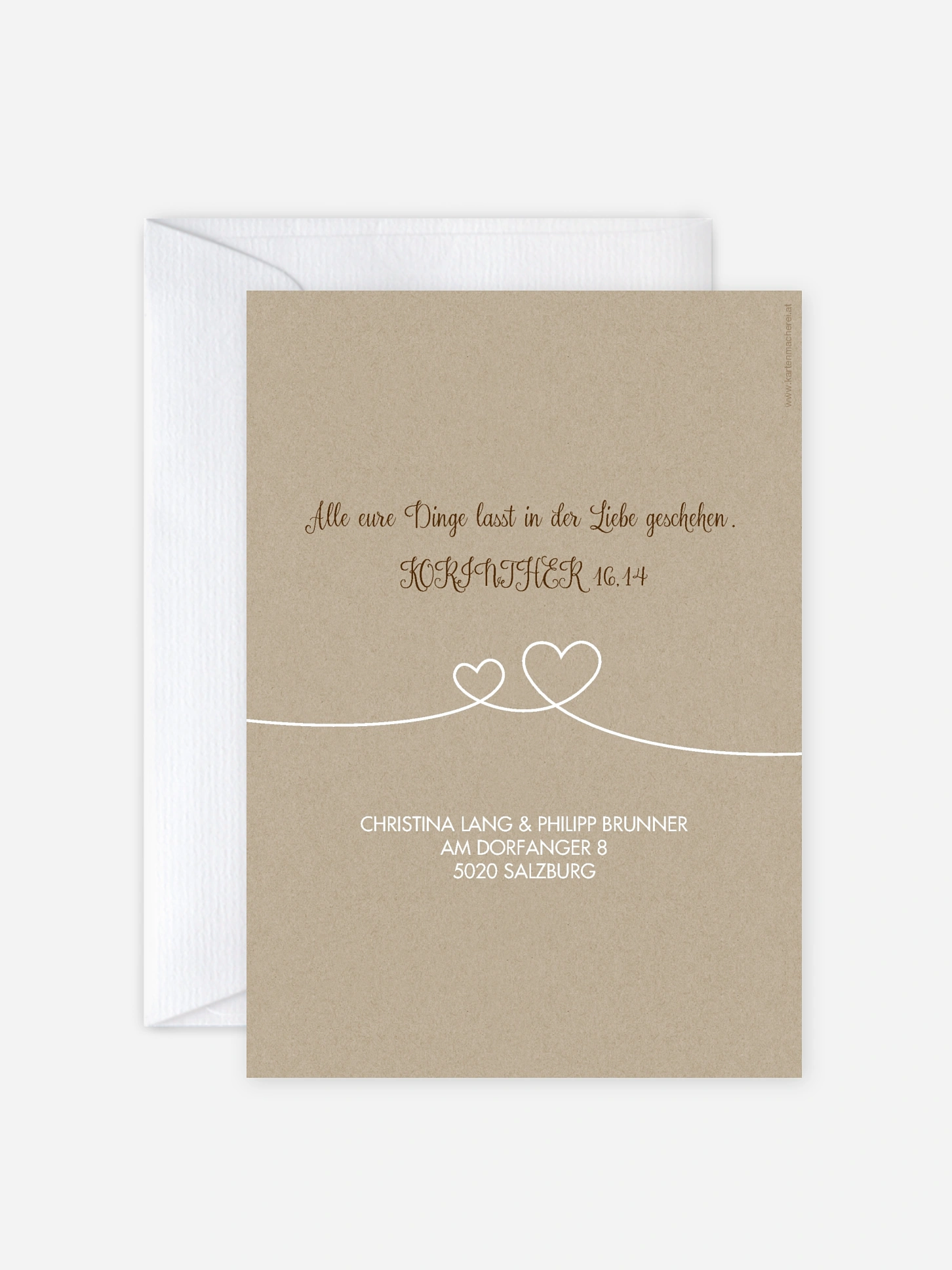 Hochzeitseinladung Liebesbande