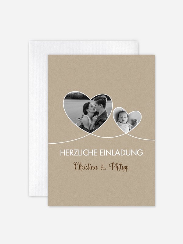 Hochzeitseinladung Liebesbande