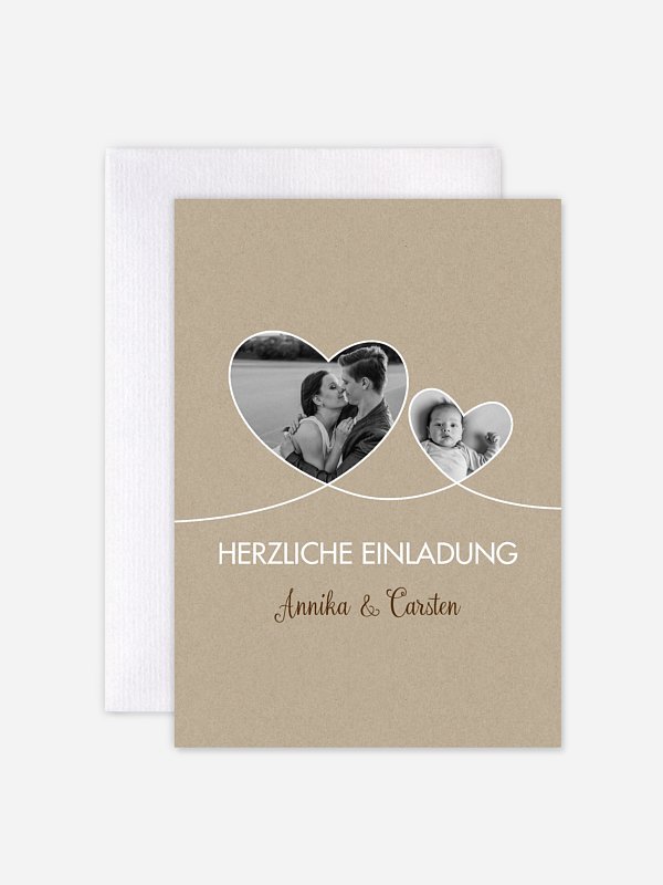 Hochzeitseinladung Liebesbande