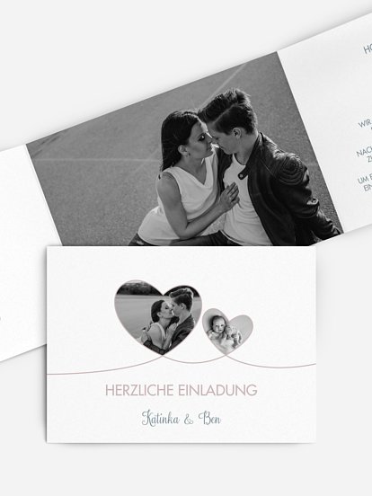 Hochzeitseinladung Liebesbande